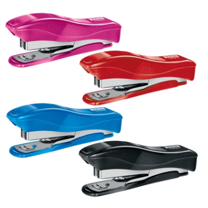 Cucitrice Petrus 200 Liliput WOW + 1 scatola da 1.000 punti 23/6 - Fino a 12 fogli - Punti 23/6 - Punti chiusi e inchiodati - Colori assortiti