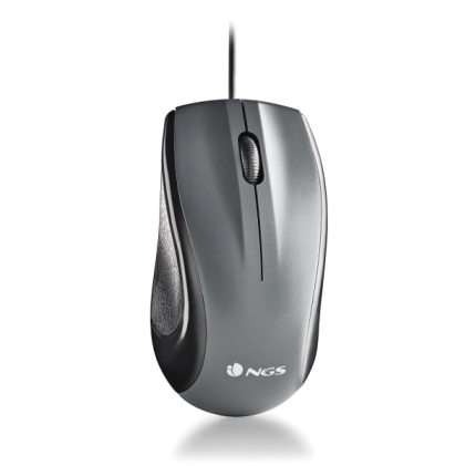 Mouse USB NGS Musk 1200 dpi - Laser - 3 pulsanti - Uso ambidestro - Nero