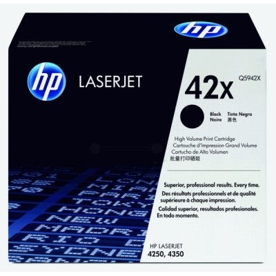 ORIGINALE HP toner nero Q5942X 42X 20000 pagine