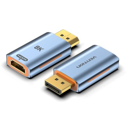 Adattatore Vention da DisplayPort 1.4 8K maschio a HDMI 2.1 8K femmina - Blu