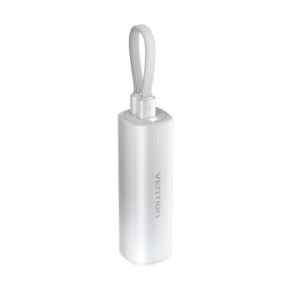 Vention PowerBank 5000mAh - USB-C, Lightning - Ricarica rapida 20W - Colore grigio