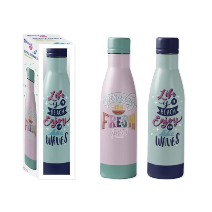 Bottiglia termica Bismark da 500 ml - Isolamento sottovuoto a doppia parete - Tappo ermetico - 2 modelli diversi