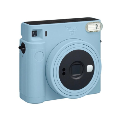 Fotocamera istantanea Fujifilm Instax Square SQ1 - Dimensioni immagine 62x62 mm - Esposizione automatica - Blu ghiacciaio