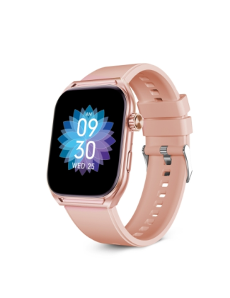 Smartwatch Ksix Urban Move - Display AMOLED da 2,06" - Durata della batteria fino a 5 giorni - Modalit&agrave; Sport e Salute, Chiamate, Assistenti vocali - IP67 - Rosa