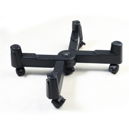 Supporto mobile per CPU Ewent EW1292 - Previene l'elettricità statica e i segni - Regolabile fino a 25 cm - Fino a 25 kg - Nero