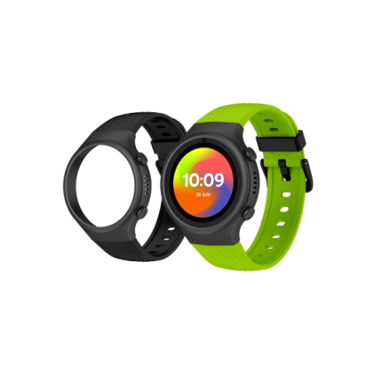 Smartwatch SPC Smartee 4G Junior con schermo rotondo da 1,2" - 4G - Posizione GPS - Modalità scuola - Zone di sicurezza - Impermeabile IP68 - Verde