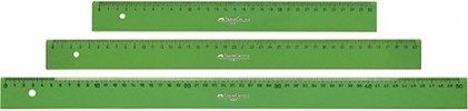 Righello tecnico dritto Faber-Castell 30 cm - Verde trasparente
