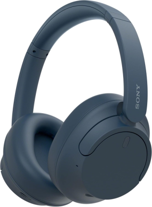 Cuffie Sony WH-CH720 Bluetooth 5.2 con microfono integrato - Archetto regolabile - Connettivit&agrave; multipoint - Cablate e wireless - Padiglioni auricolari rotanti - Durata della batteria fino a 50 ore - Blu