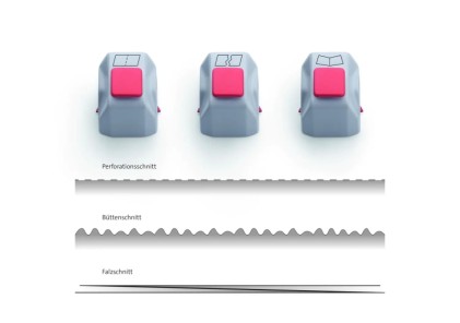 Dahle Confezione da 3 testine di taglio creative per cesoie Dahle 508 di terza generazione