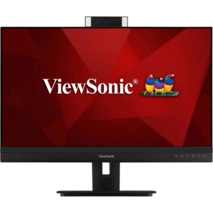 Monitor LED ViewSonic VG2756V-2K 27" IPS QHD 2K HDR - Tempo di risposta 5 ms - Altoparlanti da 10 W - Webcam - 16:9 - Altezza regolabile, girevole e inclinabile - HDMI, DisplayPort, Audio, USB-C, RJ45 - Angolo di visione 178&ordm; - VESA 100x100 mm