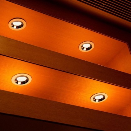 V-TAC Portafaretto LED da Incasso GU10 Corpo in Gesso Rotondo Colore Bianco con Finitura Oro Rosa