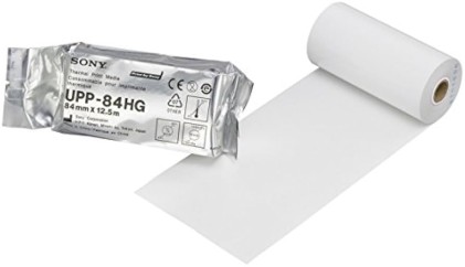 ORIGINALE Sony Carta Bianco UPP-84HG Carta termica, Rotolo, 84mm x 12,5m