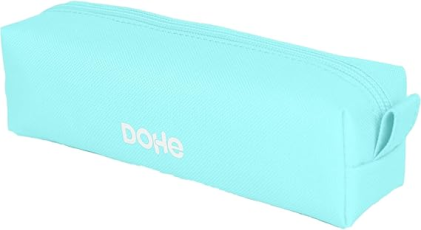 Astuccio quadrato Dohe Serenity - Chiusura con cerniera e tiretto in gomma - Verde