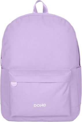 Zaino scolastico Dohe Daypack Serenity - Scomparti multipli - Maniglia superiore - Spallacci imbottiti e regolabili - Realizzato in poliestere - Viola