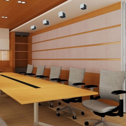 V-TAC Portafaretto LED GU10 Corpo in Gesso a Cubo Grigio Finitura Nera