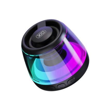 Mini altoparlante Bluetooth da tavolo XO F62 - Bluetooth 5.3 - 5 W - Base magnetica - Gancio e anello Magsafe - Illuminazione RGB - Nero