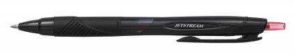 Penna a sfera retrattile Uni-ball JetStream Sport SXN-157E - Penna a sfera da 0,7 mm - Tratto da circa 0,35 mm - Asciugatura istantanea - Ideale per mancini - Rosso