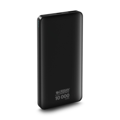 Urban Factory Juicee Max Powerbank 10000mAh - Ingresso USB-C - Uscita USB-C e USB-A - Colore Nero