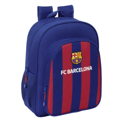 Zaino per bambini Safta FC Barcelona - Adatto ai trolley - Cinghia da polso - 32x38x12 cm - Rosso e blu