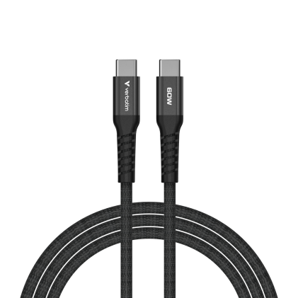 Cavo Magnetico Sync & Charge - 60W Da USB-C a USB-C | 120 cm Nero