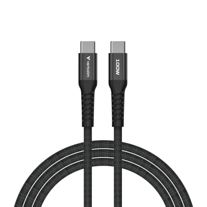Cavo Magnetico Sync & Charge - 100W Da USB-C a USB-C | 120 cm Nero