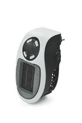 Stufa Pluggy Mini T/Ventilatore Bianco C/Display Led