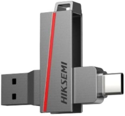 Hikvision Pen Disk Usb Flash Usb 3.2 16Gb E307 Dual Slim Metal Case Silver