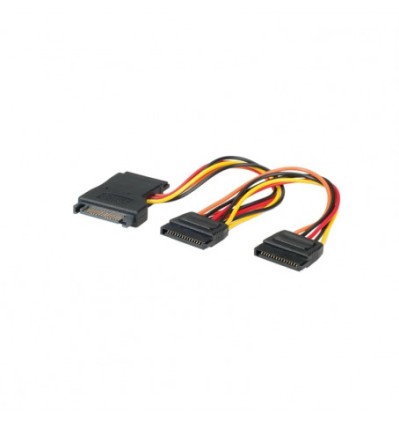 Cavo Alimentazione Sata X 3 A Y Bk Adj Sdoppiatore Sata