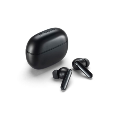 Auricolari Motorola Moto Buds 125 True Wireless - Doppio microfono ENC - Fino a 17 ore di durata della batteria - IPX5 - Nero