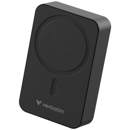 Verbatim Power Bank Chargengo Essentials Magnetic Wireless 20000Mah Black