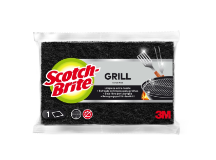 Scotch-Brite Grill Scrubber - Nero