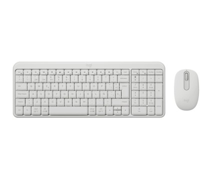 Logitech 920-013544 tastiera RF senza fili + Bluetooth Spagnolo Bianco