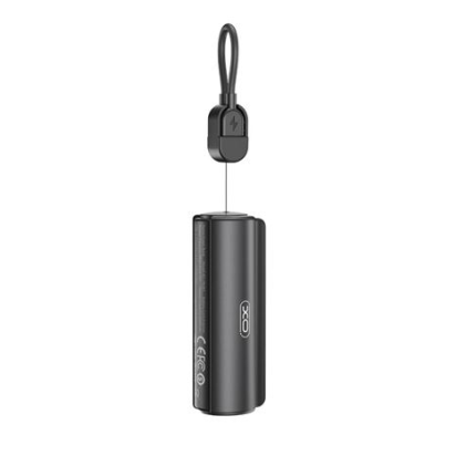 XO PR281 Mini Powerbank 5000Mah - USB-C - Torcia - Colore Nero
