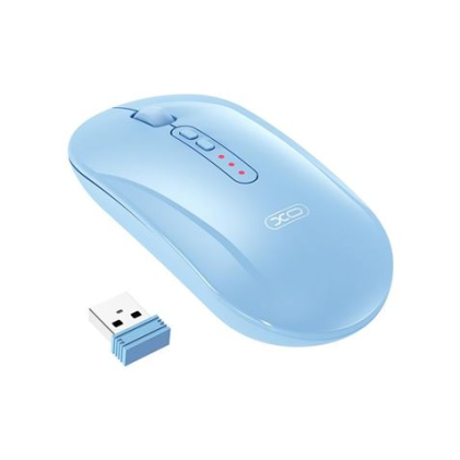 Mouse wireless XO M13 - Bluetooth e RF 2,4 GHz - 1600 DPI - Colore blu
