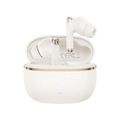 Cuffie XO G33 Bluetooth 5.4 - TWS - Cancellazione del rumore ENC+ANC - Custodia testurizzata - Controllo touch - Bianco
