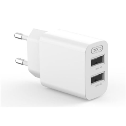 Caricabatterie da muro XO L109 10W - Ricarica rapida - 2xUSB-A - Bianco