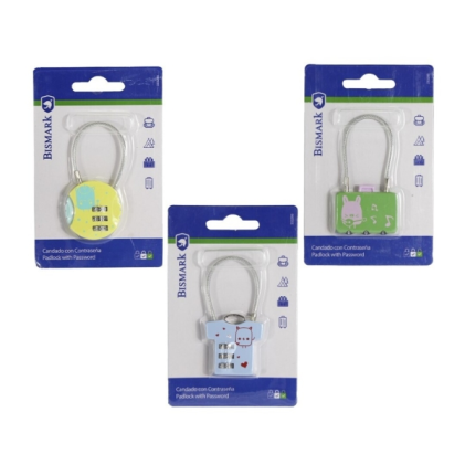 Lucchetto a combinazione Bismark - 3 diversi modelli