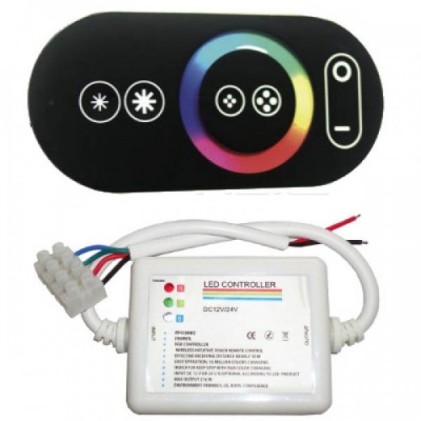 V-TAC Controller per strisce LED RGB con telecomando touch - SKU 3312