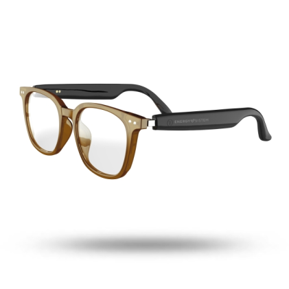 Occhiali Bluetooth Energy Sistem Anti Blue-ray Music - Lenti fotocromatiche con protezione UV400 superiore e anti-luce blu - Riproduzione musicale - Microfono e assistente vocale - IPX5 - Controllo touch - Spazio colore