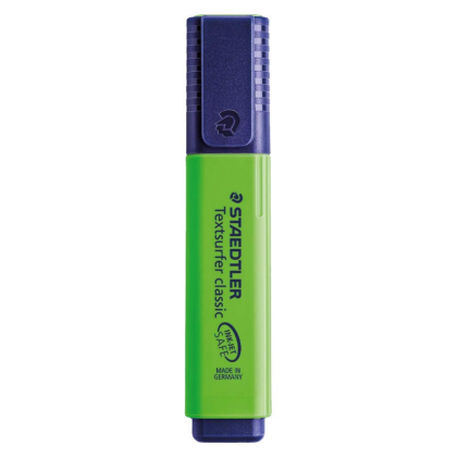 Staedtler Textsurfer Classic 364 Pennarello fluorescente - Punta a scalpello - Corsa da 1 a 5 mm - Inchiostro a base d acqua - Colore verde