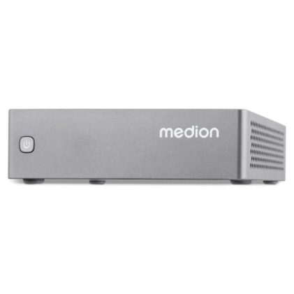Medion S06 MD35444 Mini Barebone Intel Core i5-1335U - HDMI, DisplayPort, USB3.2, USB-C, RJ-45, WIFI6, Bluetooth 5.2 - Colore Grigio