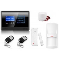 Nuovo Antifurto Allarme Casa Kit Gsm Wireless Senza Fili Controllabile Da Cellulare Con Apposita App - Menu E Manuale In Italiano Colore Nero