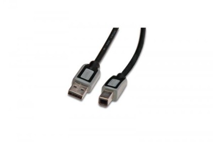 Cavo USB 2.0 per stampanti A/B M/M  1,00m Digitus