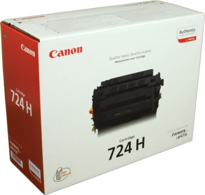Cartuccia toner nero originale Canon 724H - 3482B011/3482B002