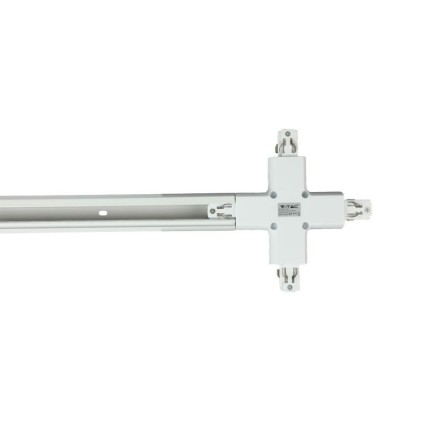 V-TAC Raccordo a X per Binario Trifase Colore Bianco