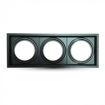 V-TAC Porta AR111 Triplo Colore Nero