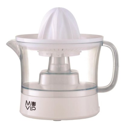 Spremiagrumi elettrico Muvip 40W - Serbatoio 0,5L - Rotazione in entrambe le direzioni - Filtro polpa - Rimovibile per una facile pulizia