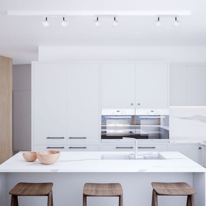 V-TAC Portafaretto LED Doppio da Incasso 2*GU10 e GU5.3 (MR16) Colore Bianco Orientabile