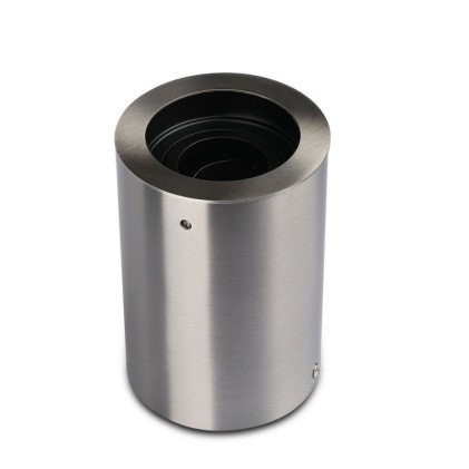 V-TAC Portafaretto LED Montaggio a Plafone Rotondo GU10 e GU5.3 (MR16) Colore Nichel Satinato Orientabile