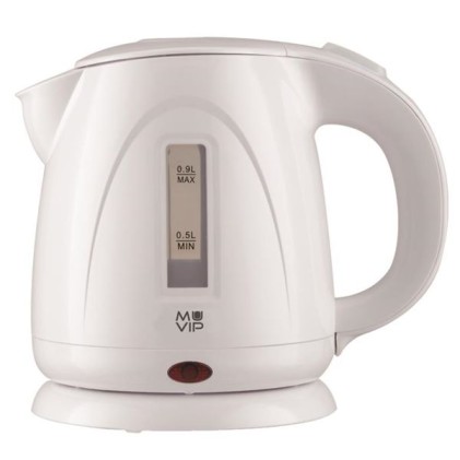 Bollitore elettrico Muvip 1300W - Capacità 0,9L - Indicatore di livello - Base girevole